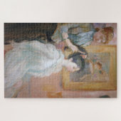 Puzzle Mère Coiffure de fille (par Berthe Morisot) (Horizontal)