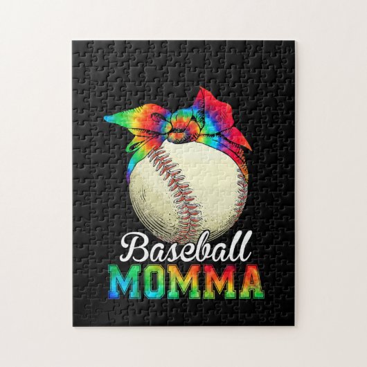 Puzzle Mère de baseball Maman Anniversaire (Vertical)