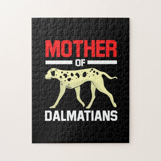 Puzzle Mère De Dalmatiens Chien (Vertical)