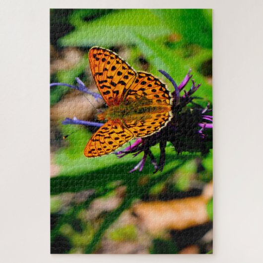 Puzzle Mère du papillon Pearl. (Vertical)