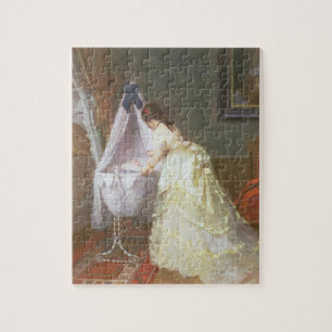 Puzzle Mère et bébé, 1869 (huile sur le panneau)
