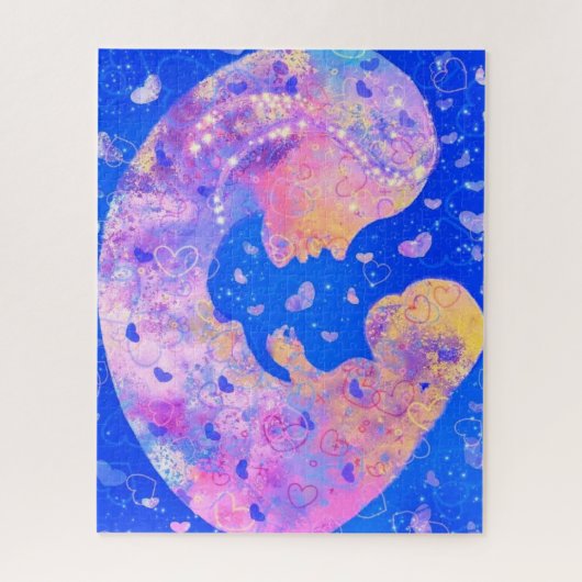 Puzzle Mère et bébé - Amour (Vertical)