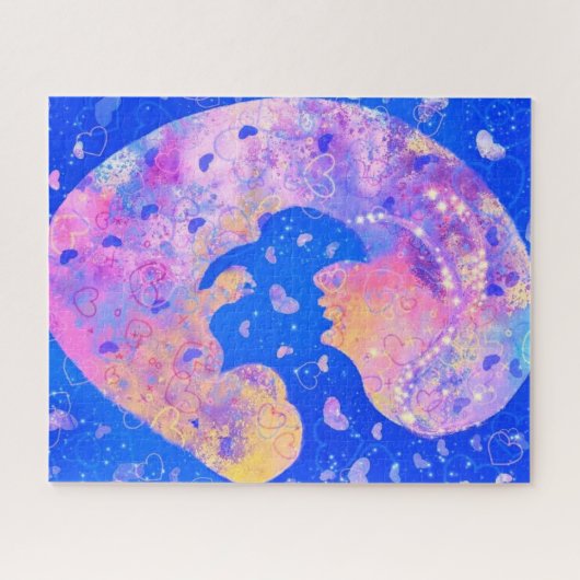 Puzzle Mère et bébé - Amour (Horizontal)