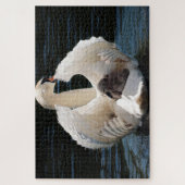 puzzle mère et bébé cygne (Vertical)