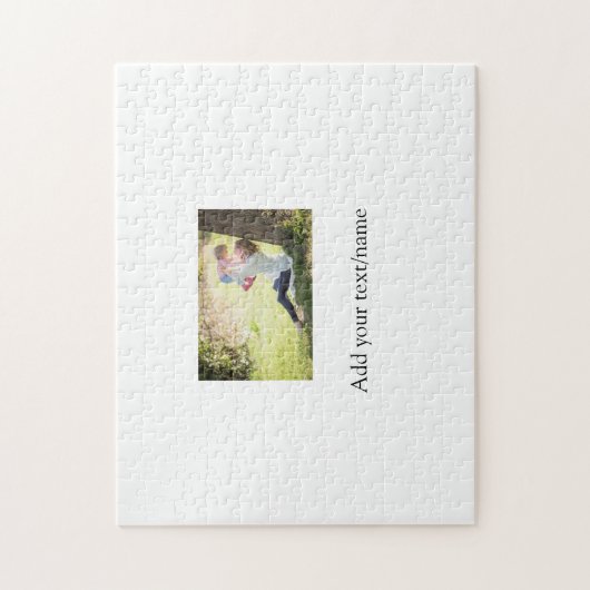 Puzzle Mère fille photo de famille ajouter nom image text (Vertical)