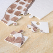 Puzzle Mère girafe avec bébé animaux pépinière (Côté)