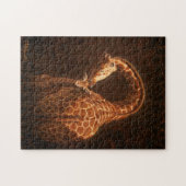 Puzzle Mère Giraffe et bébé (Horizontal)