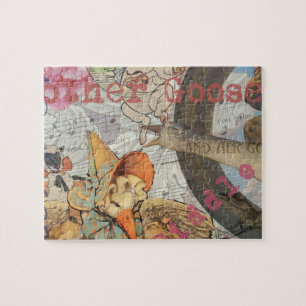Puzzle Mère Goose Nursery Rhyme Fairy Tale