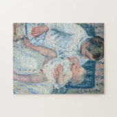 Puzzle Mère Lave Son Enfant Sommeil (Horizontal)