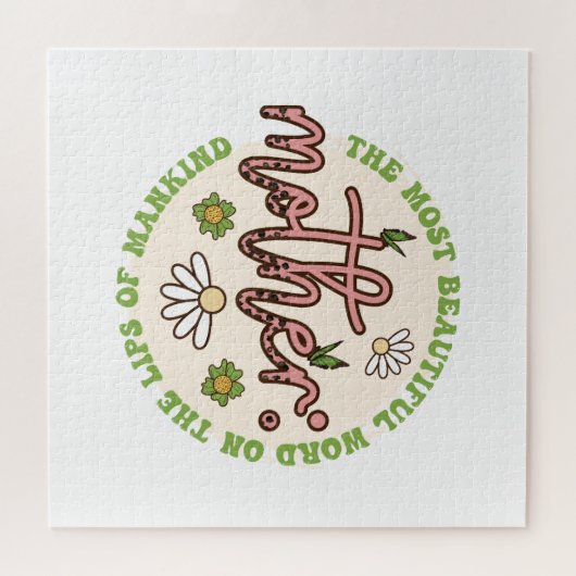 Puzzle Mère Le Monde Le Plus Beau (Horizontal)