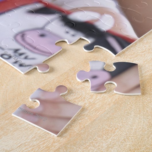 Puzzle Mère lisant à bébé garçon. Visages d'une mère (Côté)