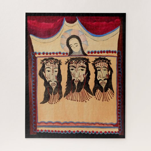 Puzzle Mère Marie Jésus Christ Thorn Art de la Couronne P (Vertical)