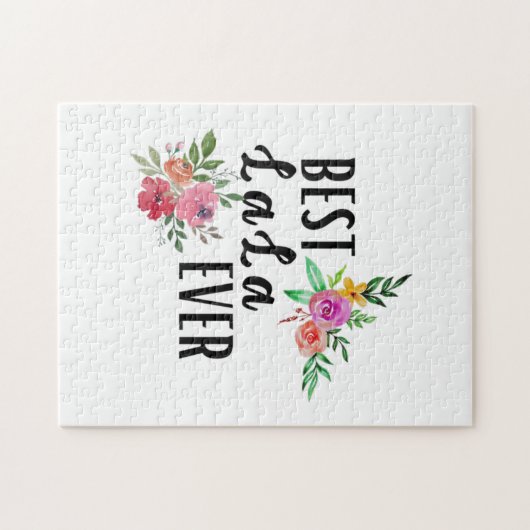 Puzzle Mère Meilleure Lala jamais anniversaire (Horizontal)