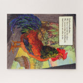 Puzzle Mère Oie des années 1920 - coq (Horizontal)