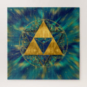 Puzzle Merkabah à Fleur de vie (Vertical)