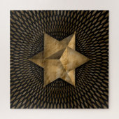 Puzzle Merkabah en or (Horizontal)