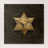 Puzzle Merkabah en or (Vertical)