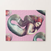 Puzzle Mermaid Beauté de Redhead Thunder_Cove (Horizontal)