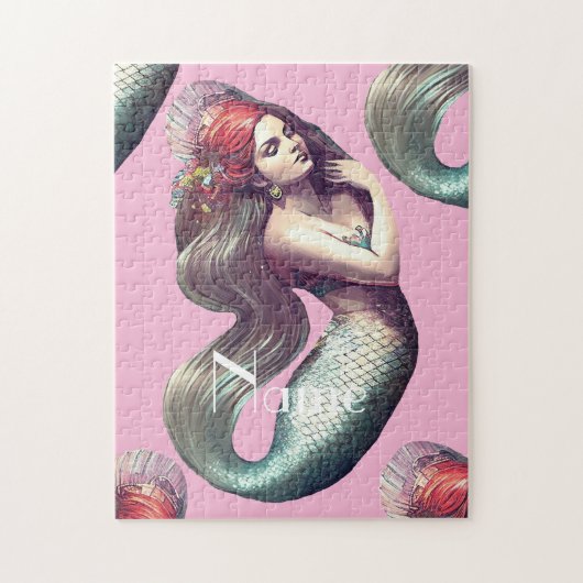 Puzzle Mermaid Beauté de Redhead Thunder_Cove (Vertical)