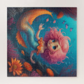 Puzzle Mermaid Cute (Horizontal)
