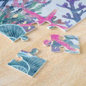 Puzzle Mermaid Magique Mer Anniversaire Fille Merci Cinq (Côté)