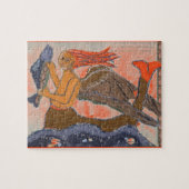 Puzzle Merman médiéval/Mermaid (Horizontal)