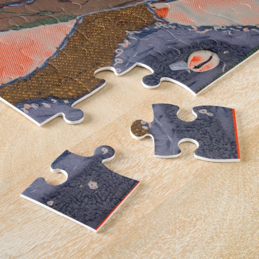 Puzzle Merman médiéval/Mermaid (Côté)