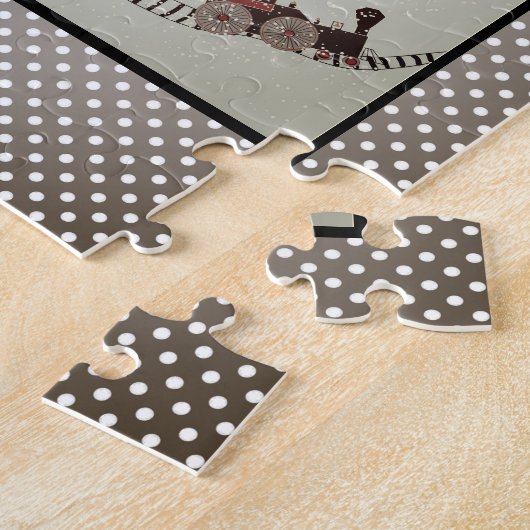 Puzzle Merry Christmas , rétro (Côté)