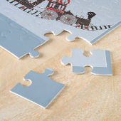 Puzzle Merry Christmas , rétro (Côté)