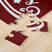 Puzzle Merry Christmas Snowflakes (Côté)