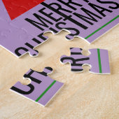 PUZZLE MERRY XMAS TREE TRIANGLE FORME LE STOCKAGE DE NOËL (Côté)