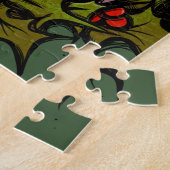 Puzzle Merry Yule sorcière (Côté)