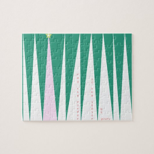 Puzzle Merveilleuse de la saison Arbre de Noël (Horizontal)