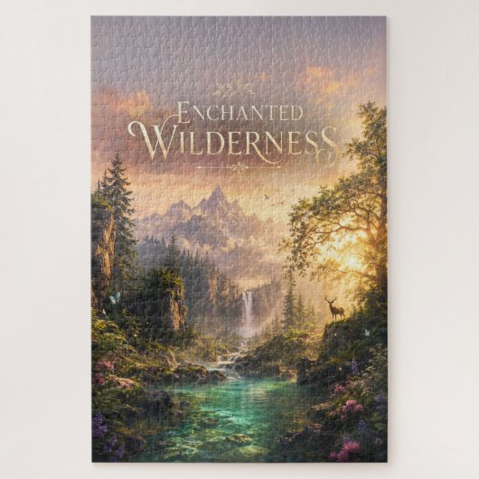 Puzzle Merveilleuse Forêt Enchantée Grand Format Fantasti (Vertical)