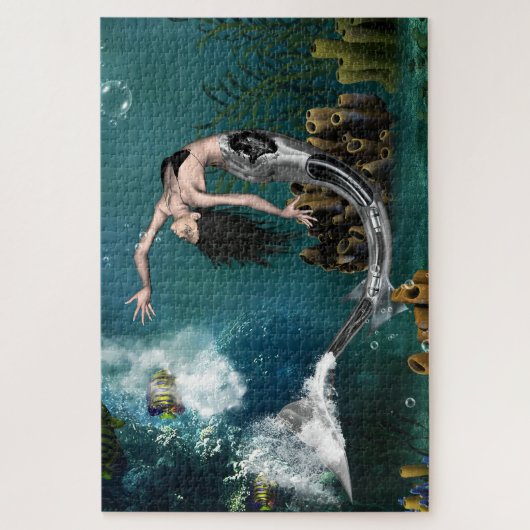 Puzzle Merveilleuse sirène à vapeur (Vertical)
