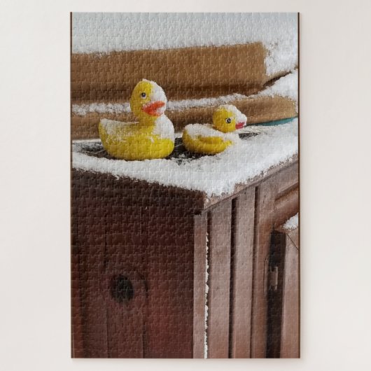 Puzzle Mes canards en caoutchouc congelés (Vertical)