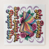 Puzzle Mes livres ne me jugent pas... (Horizontal)