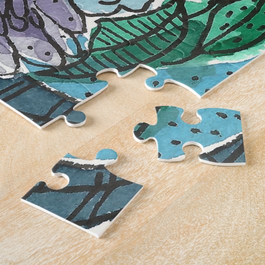 Puzzle Mes souvenirs préférés sont avec les fleurs de gra (Côté)