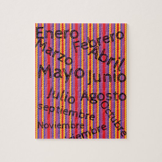 Puzzle meses del anio (Vertical)