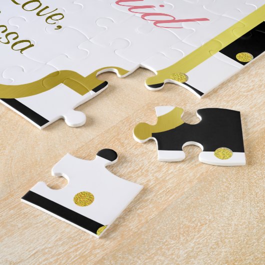 Puzzle Message caché par fleur de parties scintillantes (Côté)