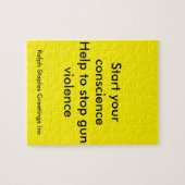 Puzzle Message contre la violence armée (Horizontal)