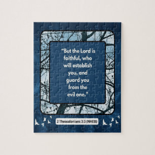 Puzzle Message de foi - Verse biblique - 2 Thessaloniens
