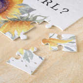 Puzzle Message de la demande de la fille de bouquet de to (Côté)