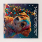 Puzzle Message de Noël Joie (Horizontal)