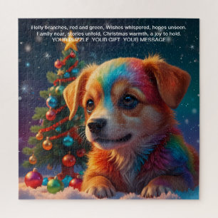 Puzzle Message de Noël Joie