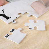 Puzzle Message photo personnalisé de papa Merci (Côté)