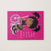 Puzzle Message positif de la fille multiculturelle Person (Horizontal)