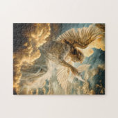 Puzzle Messagers de la Paix Ange avec Colombe Blanche (Horizontal)