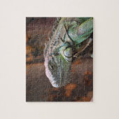 Puzzle met kleurrijke Iguana hagedis Legpuzzel (Verticaal)