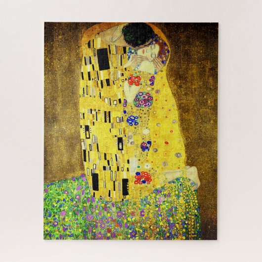 Puzzle met Klimt's The Kiss Legpuzzel (Verticaal)